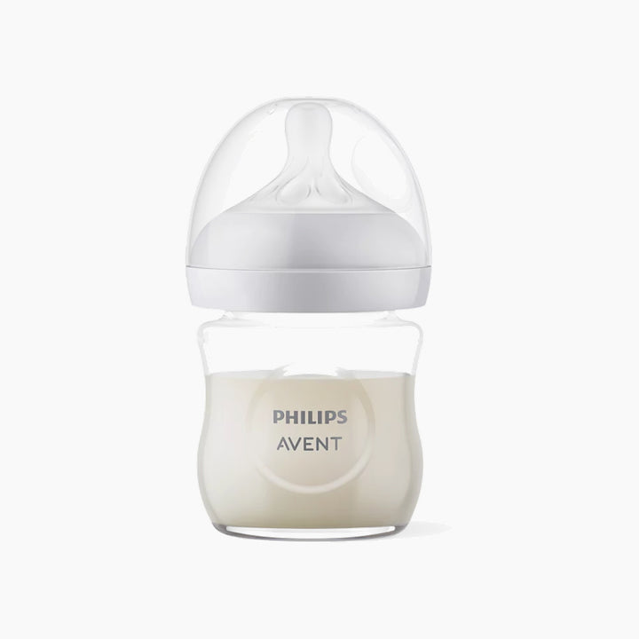 Philips Avent Natural 3.0 Glass Bottle (4 Oz) 1 Pack