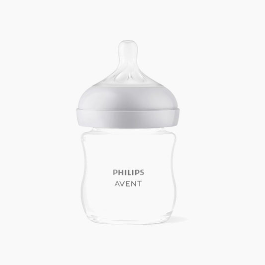 Philips Avent Natural 3.0 Glass Bottle (4 Oz) 1 Pack