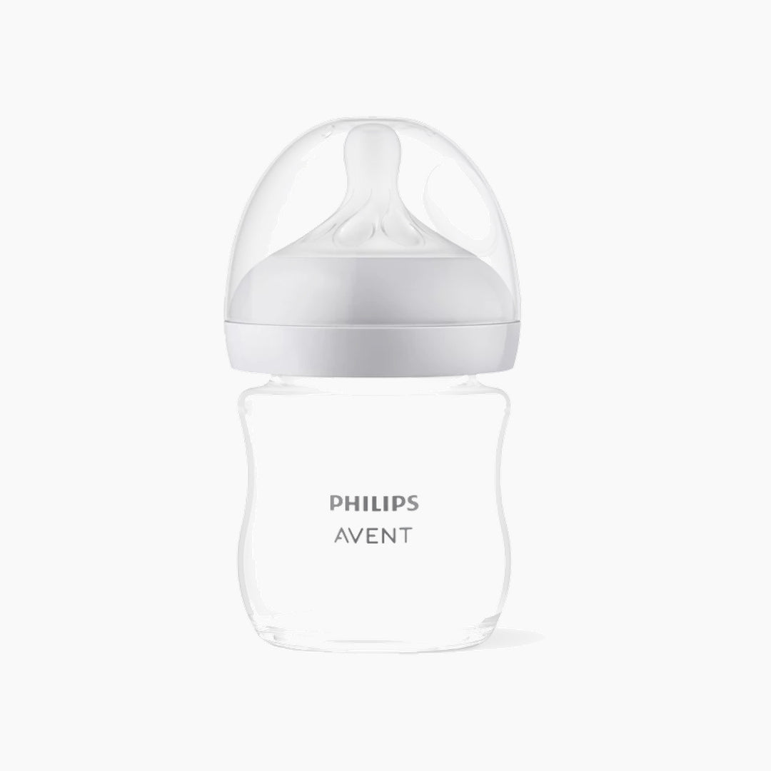 Philips Avent Natural 3.0 Glass Bottle (4 Oz) 1 Pack
