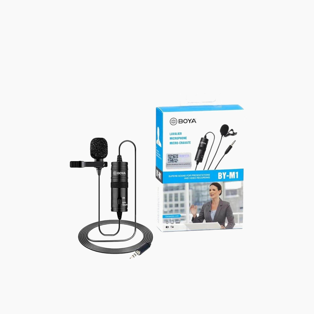 Boya BY-M2 omnidirectional condenser microphone with Lightning connector
