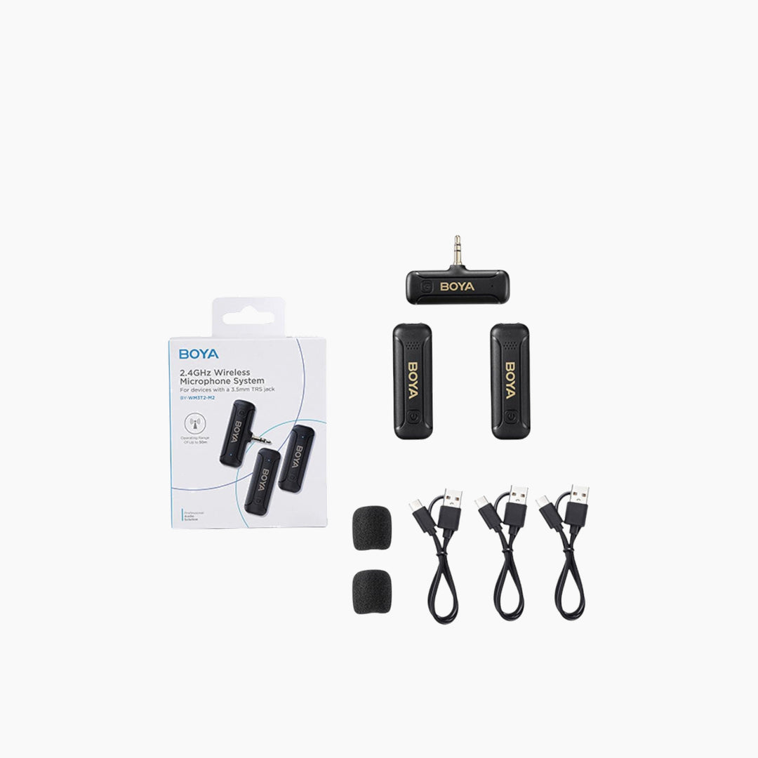 Boya BY-WM3T2 ultracompact wireless microphone system
