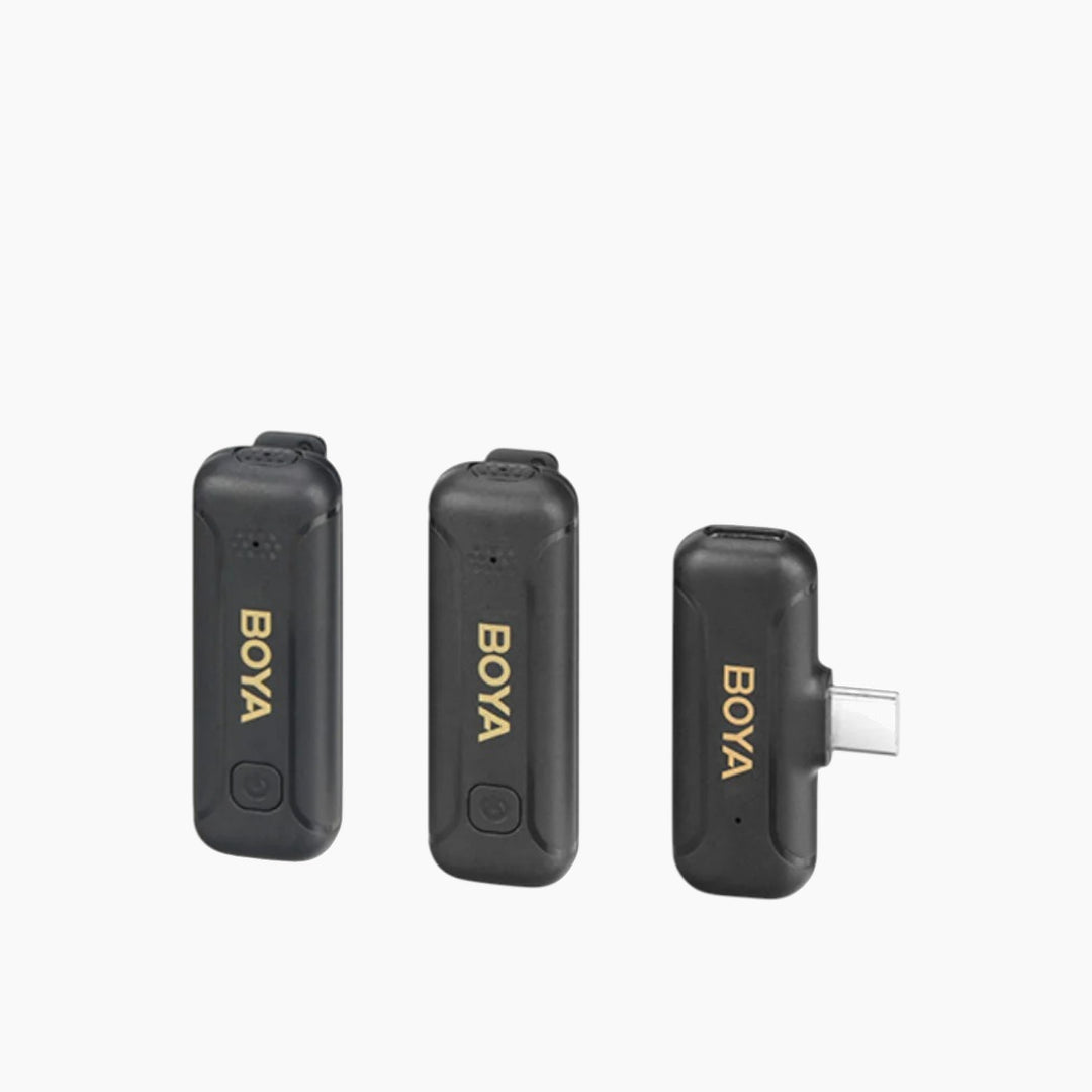 Boya BY-WM3T2 wireless microphone system with Lightning connector