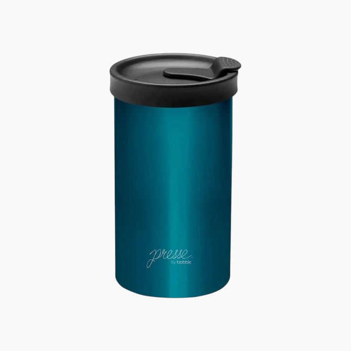 Bobble Coffee Press Stainless Steel 13Oz - Peacock