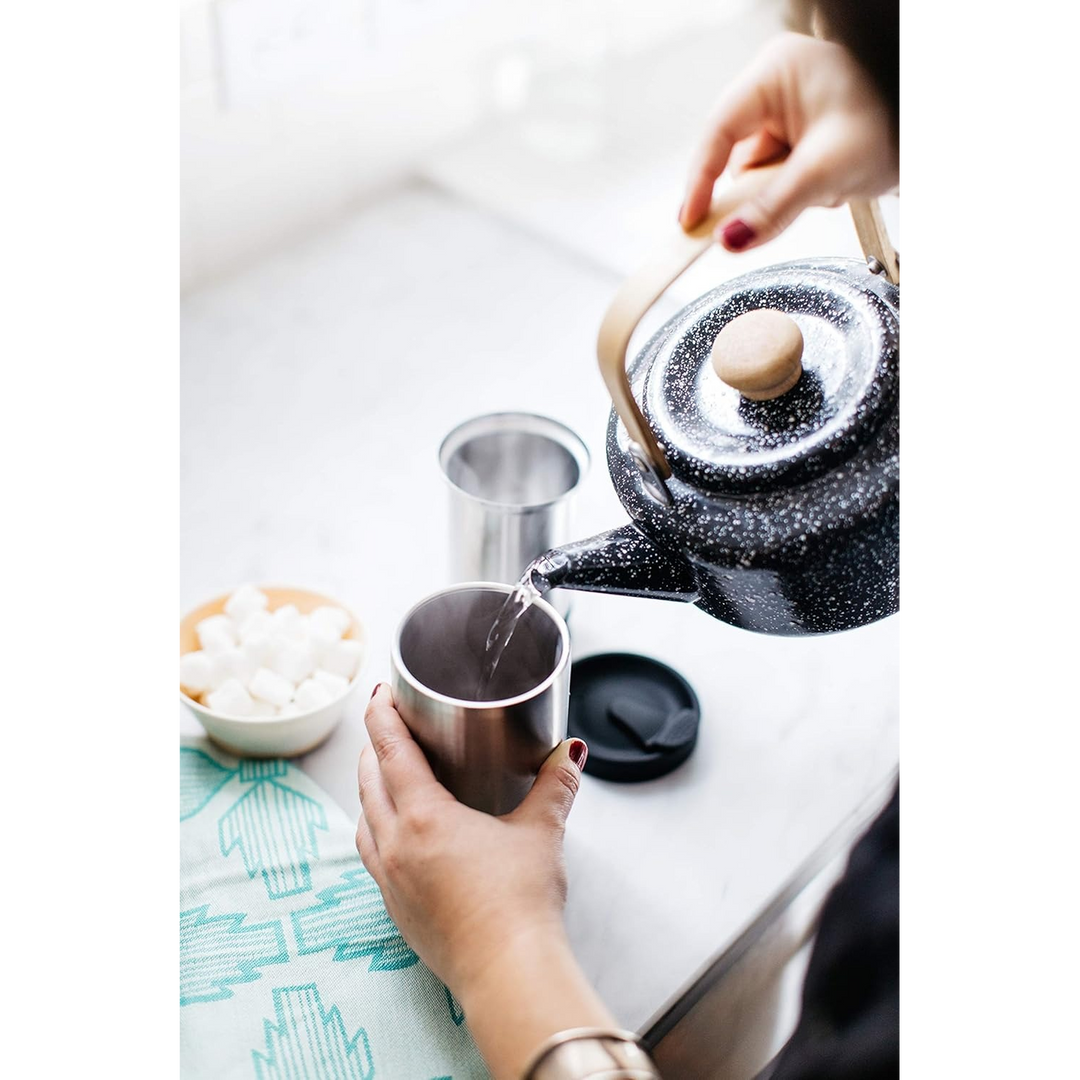 Bobble Coffee Press Stainless Steel 13Oz - Peacock