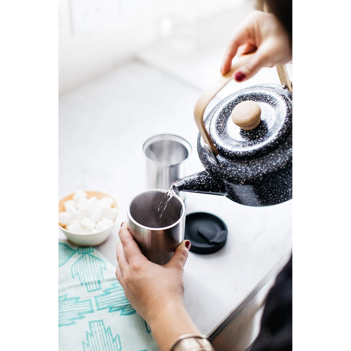 Bobble Coffee Press Stainless Steel 13Oz - Peacock