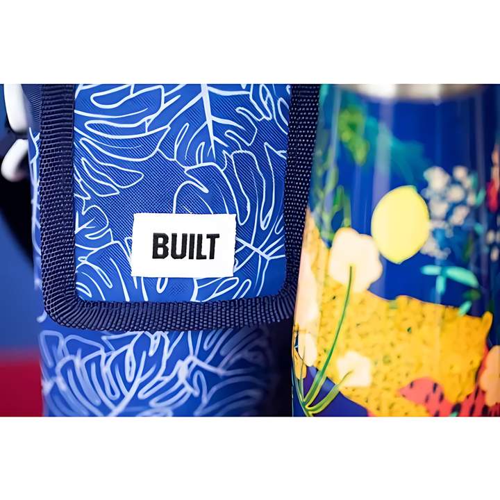 Built neoprene bottle bag with adjustable shoulder strap