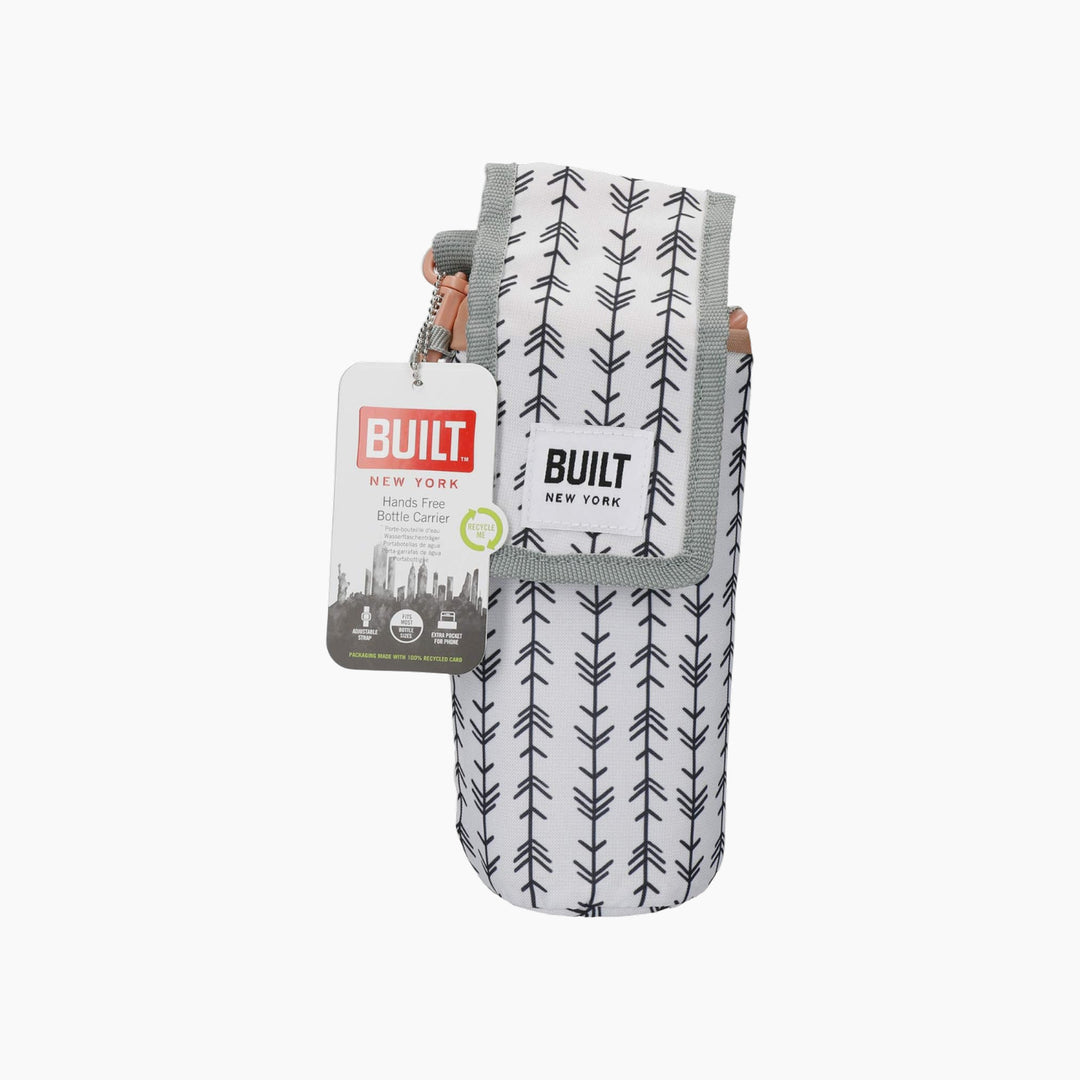 Built neoprene bottle bag with adjustable shoulder strap