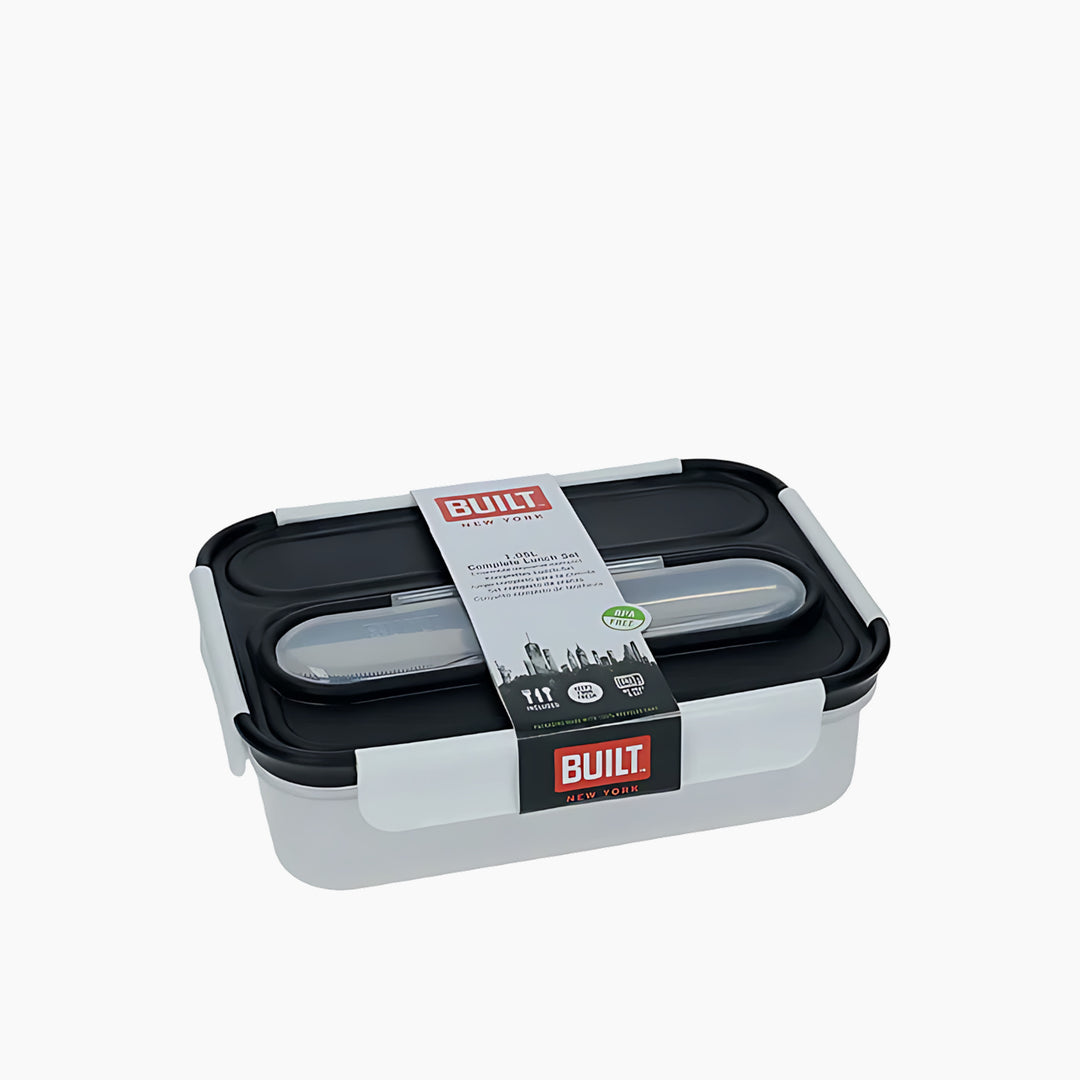 Built Lunch Box with Cutlery - 1 L