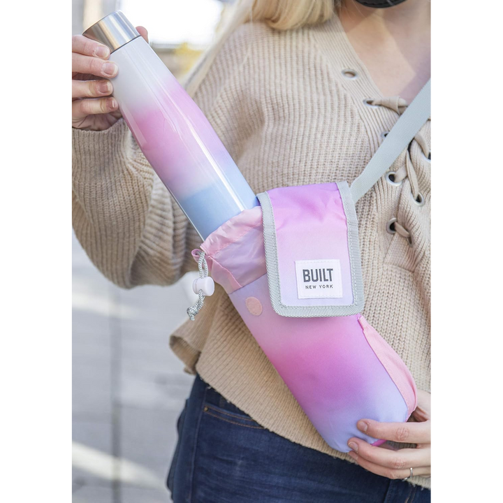 Built neoprene bottle bag with adjustable strap