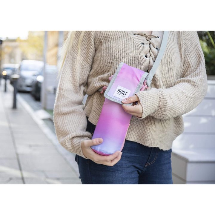 Built neoprene bottle bag with adjustable strap
