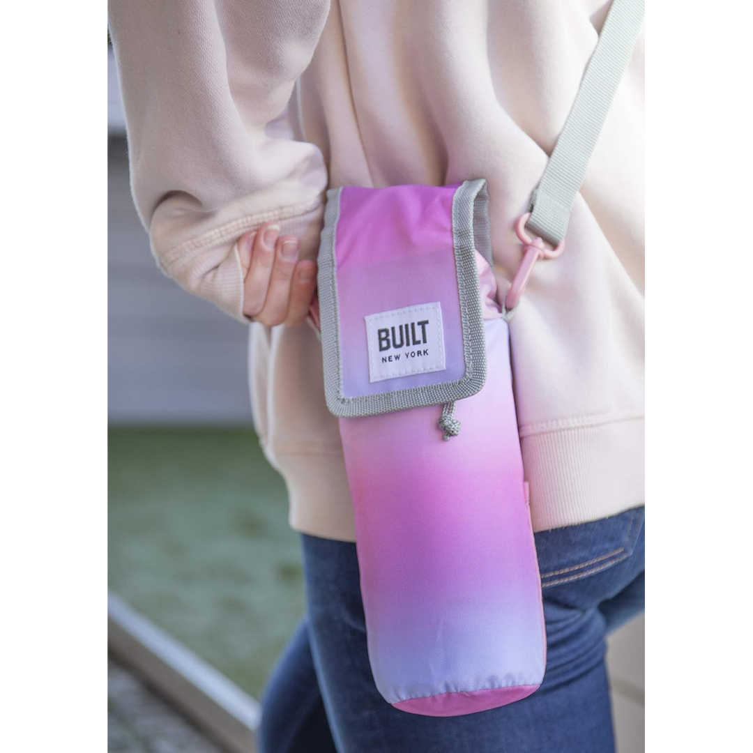 Built neoprene bottle bag with adjustable strap