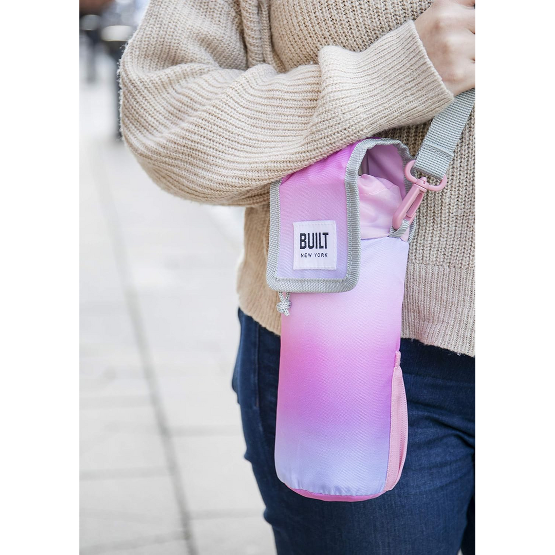 Built neoprene bottle bag with adjustable strap