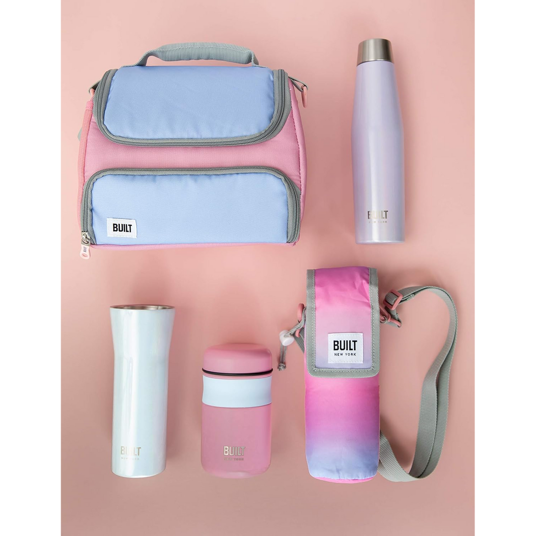 Built neoprene bottle bag with adjustable strap