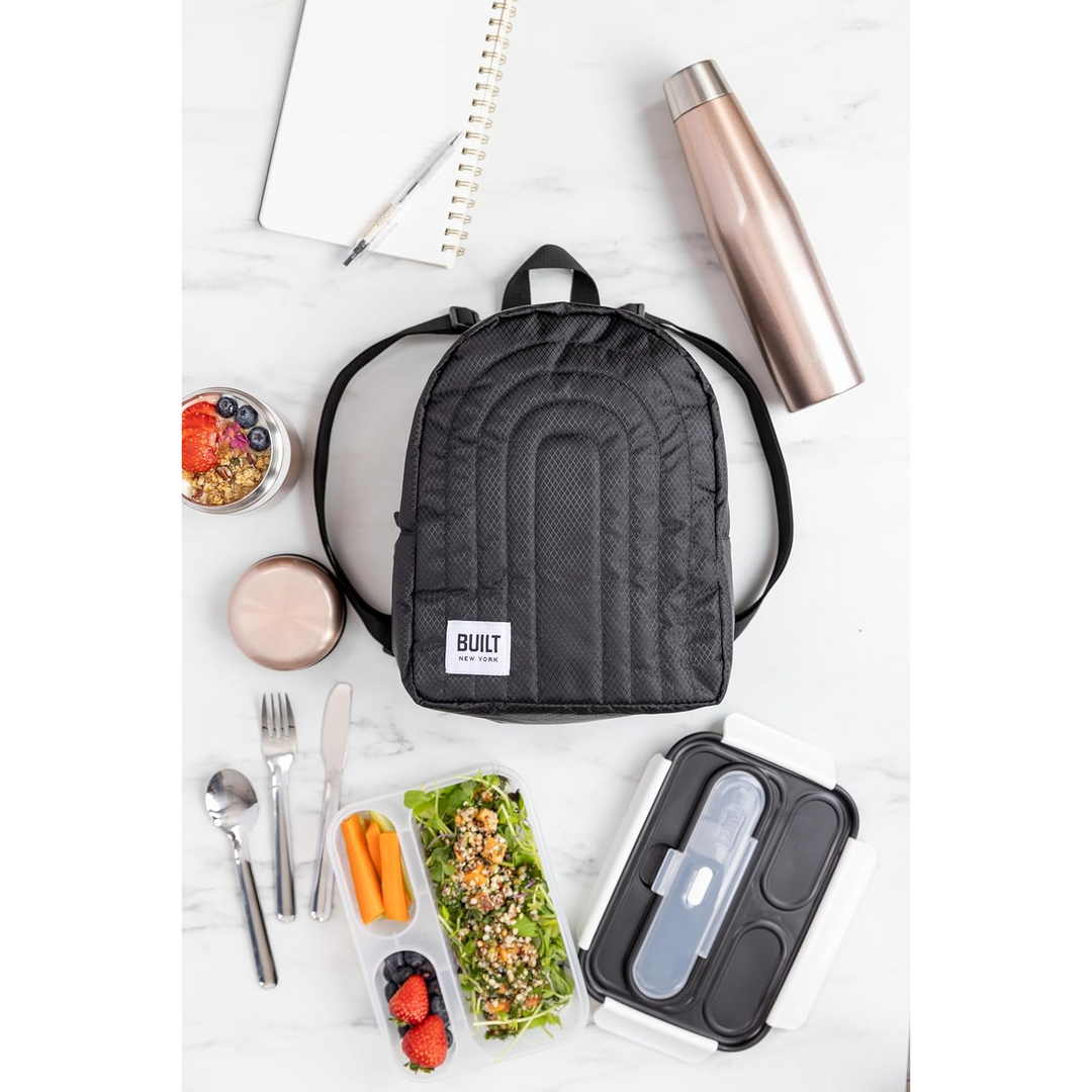 Built Puffer Rucksack Cool Bag - Black