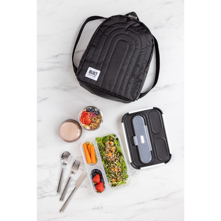 Built Puffer Rucksack Cool Bag - Black