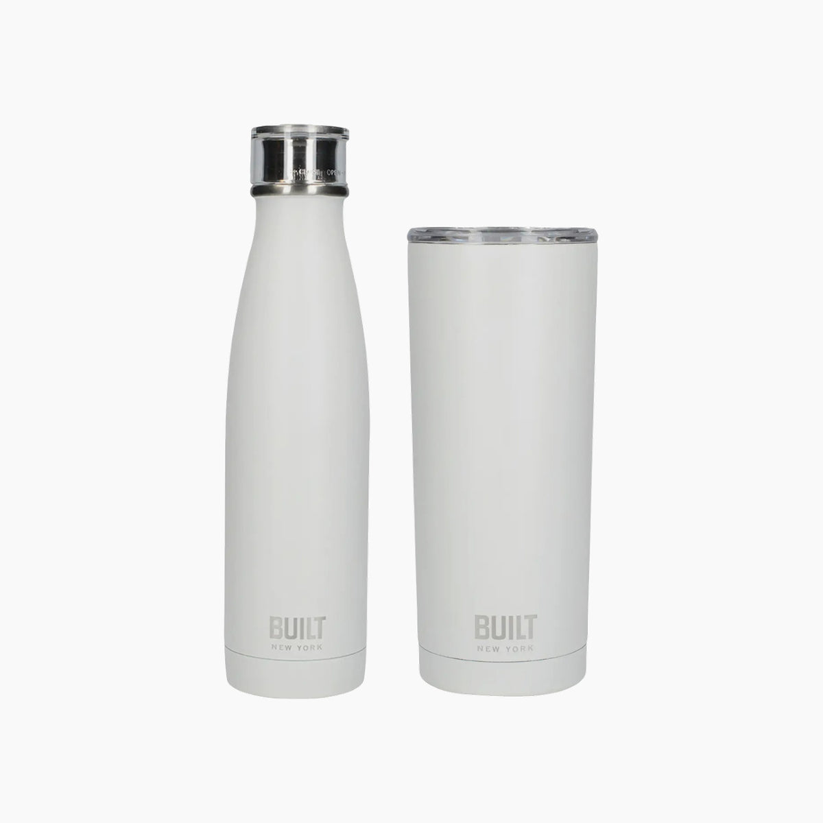 BUILT 590 ml white travel mug