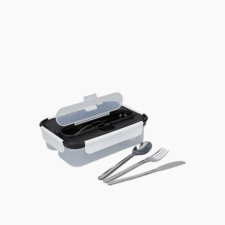 Built Lunch Box with Cutlery - 1 L