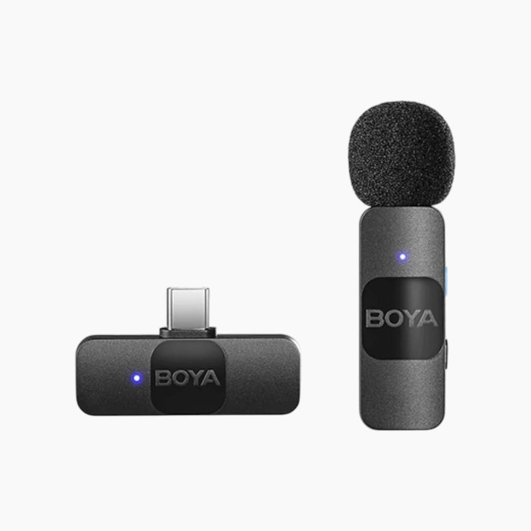 Boya V10 black wireless microphone