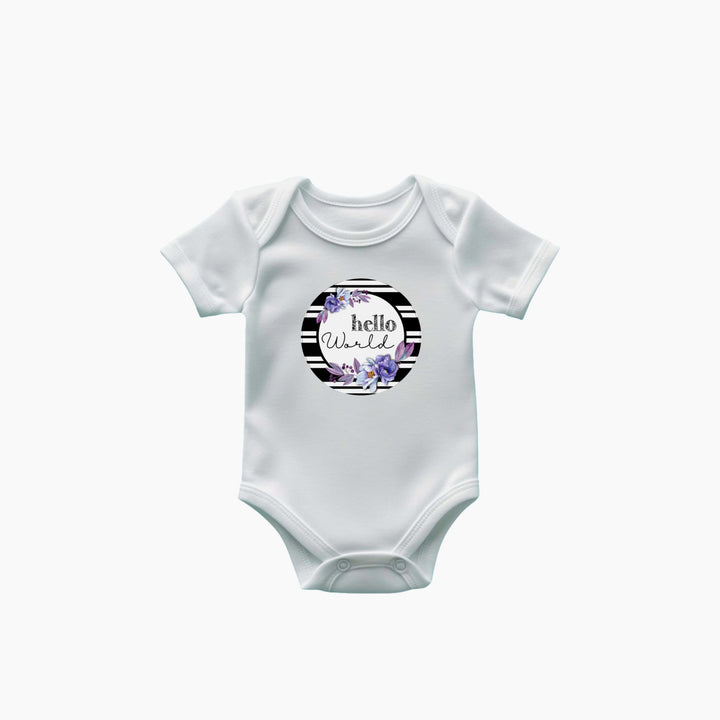 Twinkle &amp; Giraffe B&amp;W Stripes and Flowers Milestone Stickers