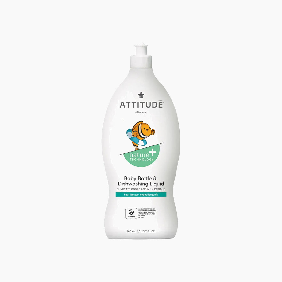 Attitude Baby Bottle & Dishwashing Liquid in Pear Nectar scent, 700ml