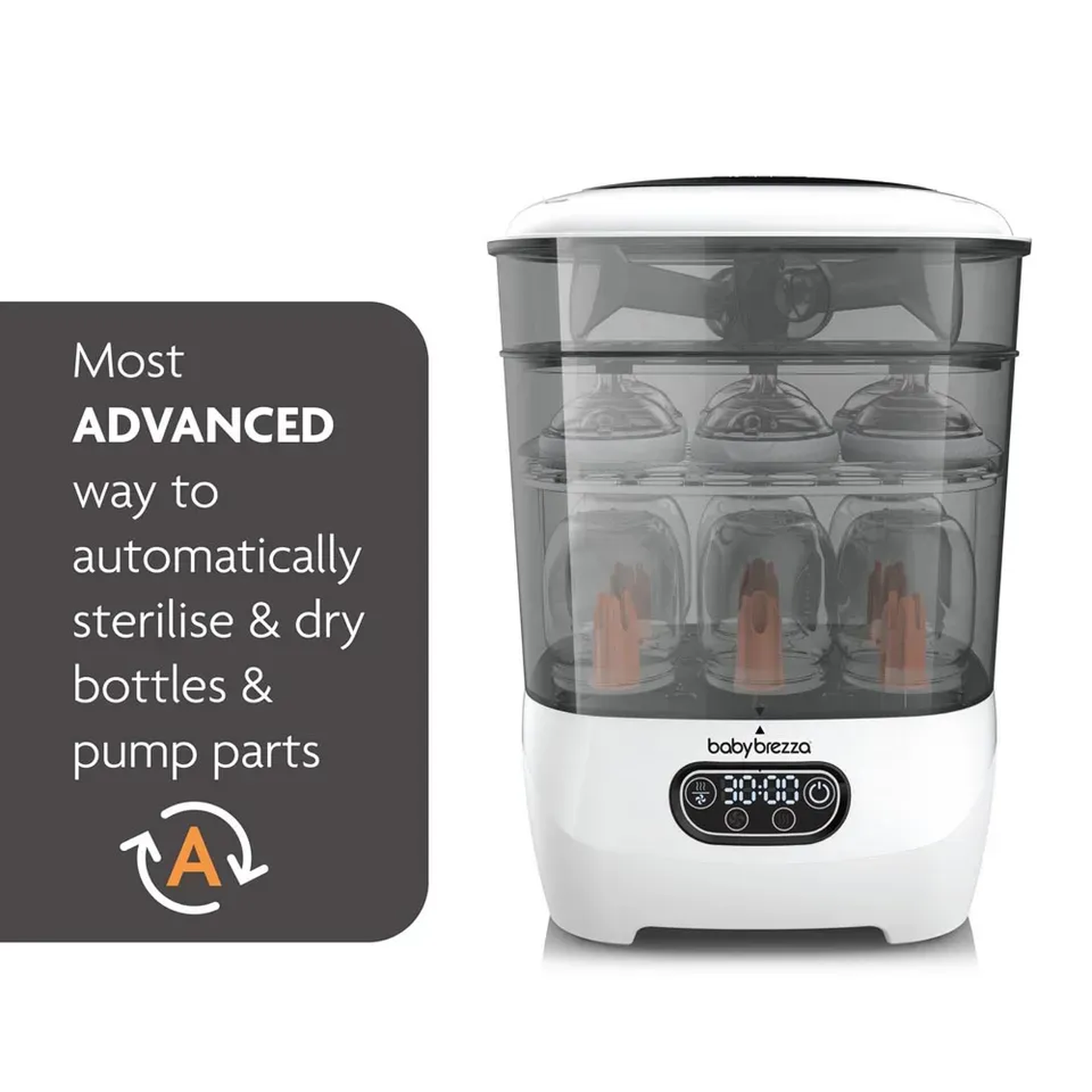 Baby Brezza One Step Baby Bottle Sterilizer And Dryer Advanced White Baby Brezza One Step Baby Bottle Sterilizer And Dryer Advanced White