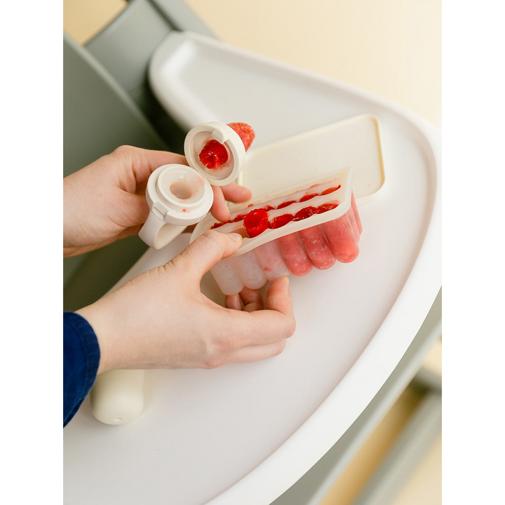 Bibs baby food freezer tray in ivory