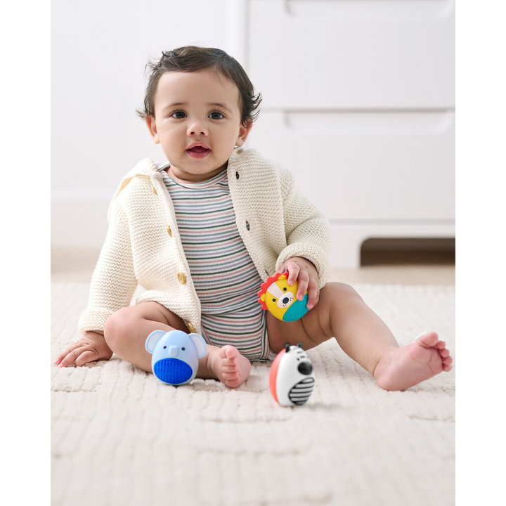 Skip Hop Baby Jungle Beats Baby Egg Shaker Set of 3