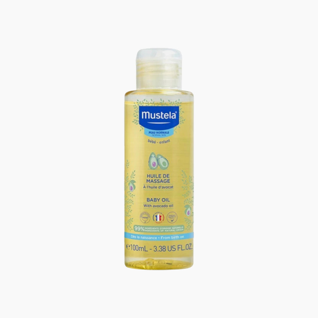 Mustela 100ml baby oil with avocado for newborns