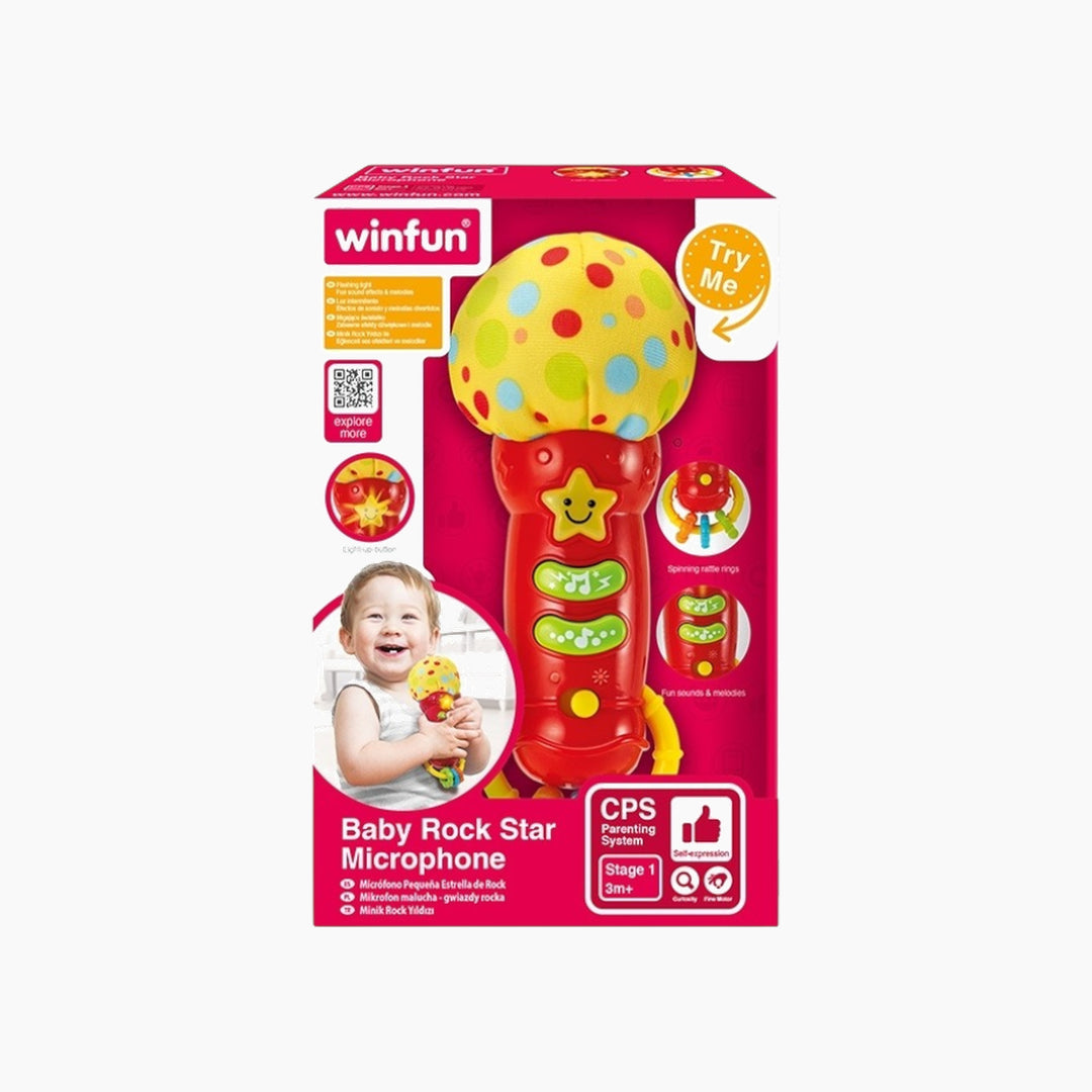 Winfun Rock Star Microphone Toy - HUNA