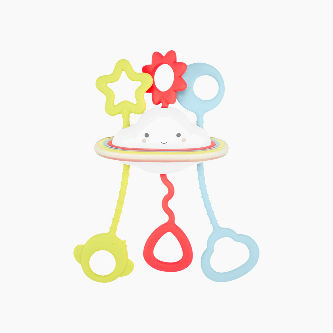 Skip Hop Baby Silver Lining Cloud Pull &amp; Play Baby Sensory Toy