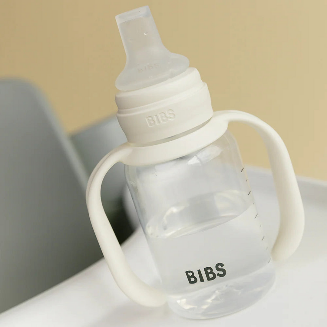 BIBS Baby Sippy Bottle Spout Silicone 150 ml - Ivory
