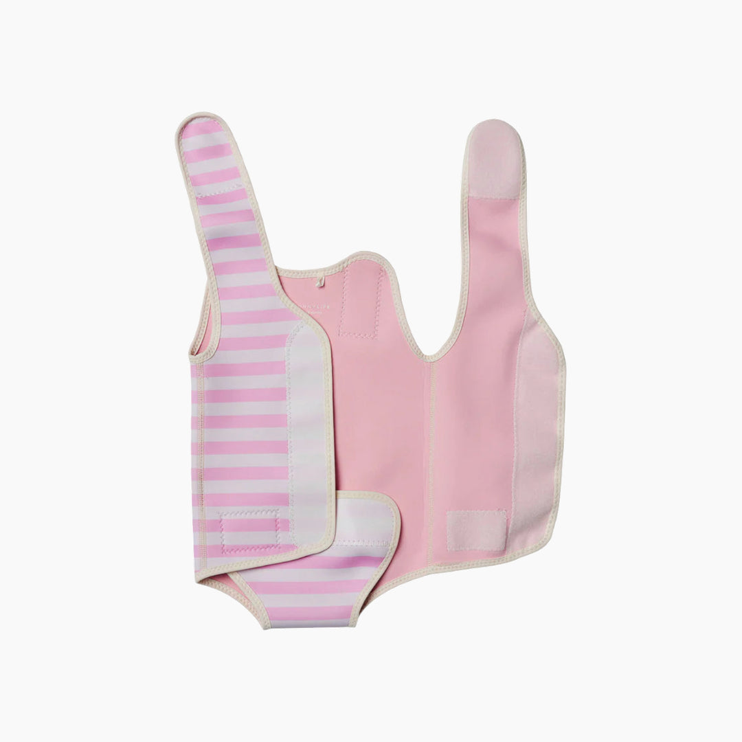 SunnyLife Baby Wetsuit - Poppy the Peach Pink Stripe - HUNA