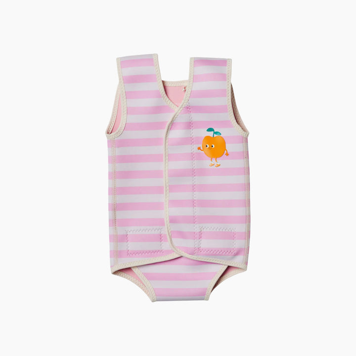 SunnyLife Baby Wetsuit - Poppy the Peach Pink Stripe - HUNA