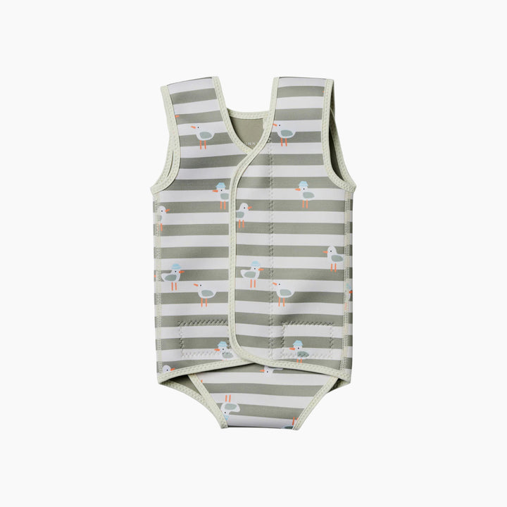SunnyLife Baby Wetsuit - Sammy the Seagull Green Stripe - HUNA