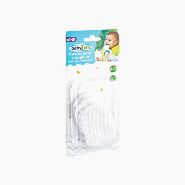 Babyjem Fruit & Vegetable Suck Refill White