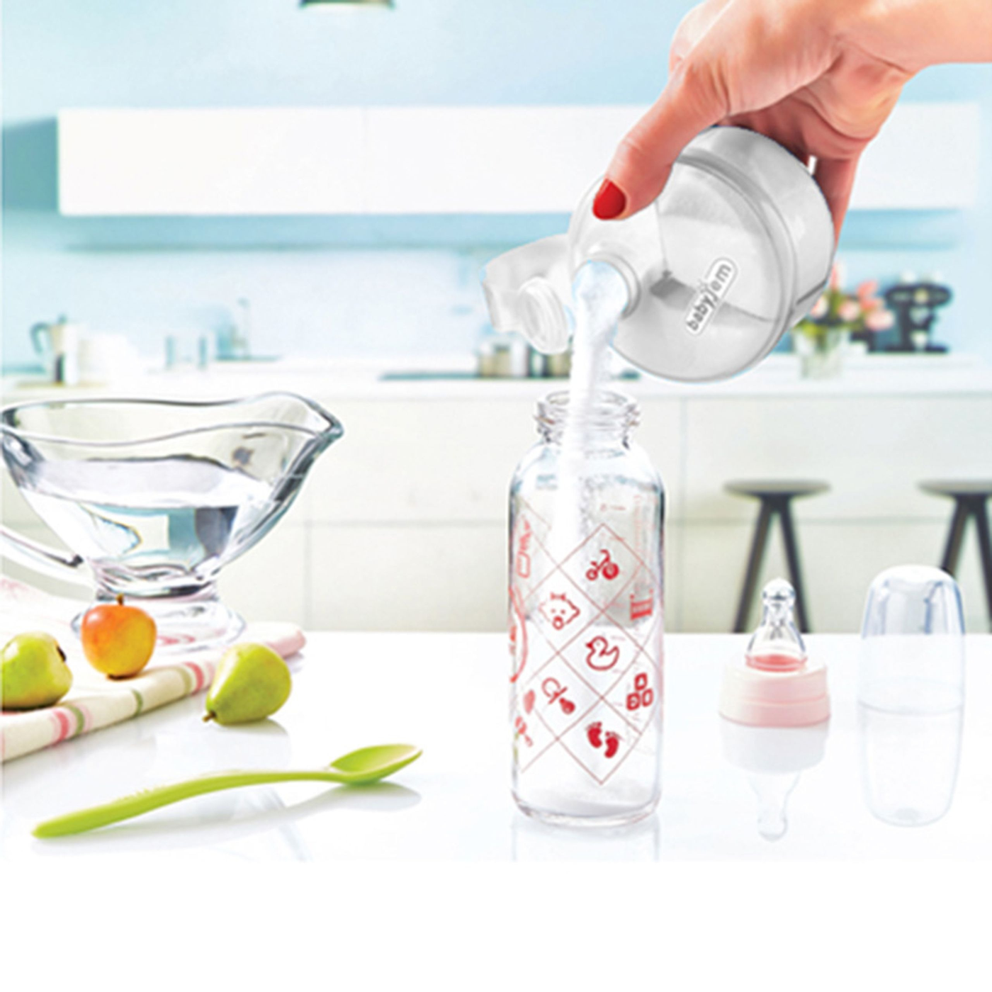 Babyjem Powder Milk Container Babyjem Powder Milk Container