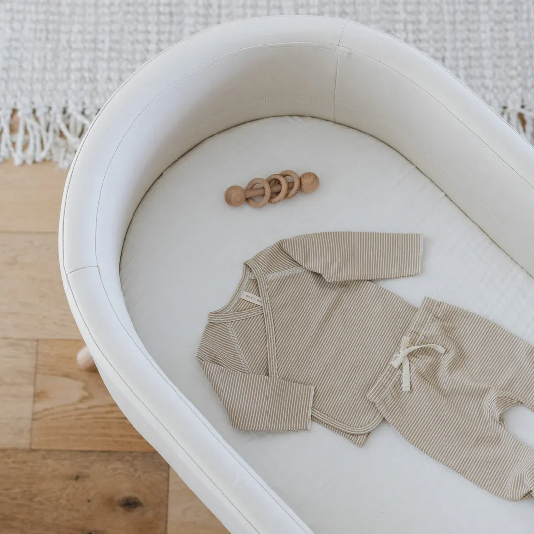 Babyletto x GATHRE Capsule Bassinet - Ivory