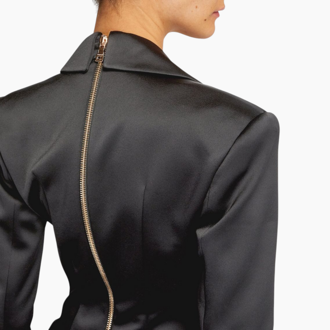 Balmain Black Blazer Bodysuit