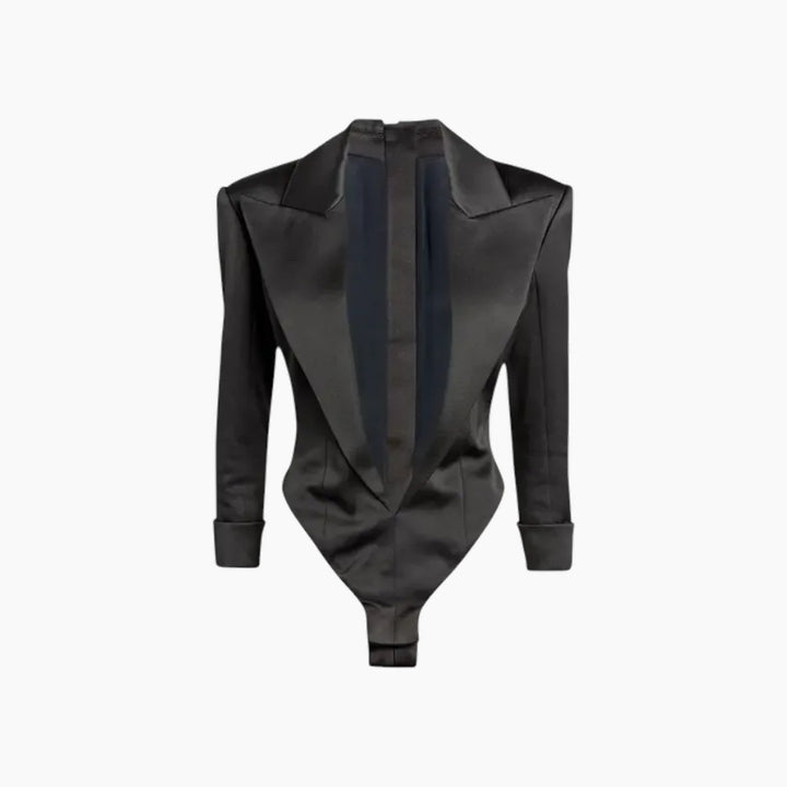 Balmain Black Blazer Bodysuit
