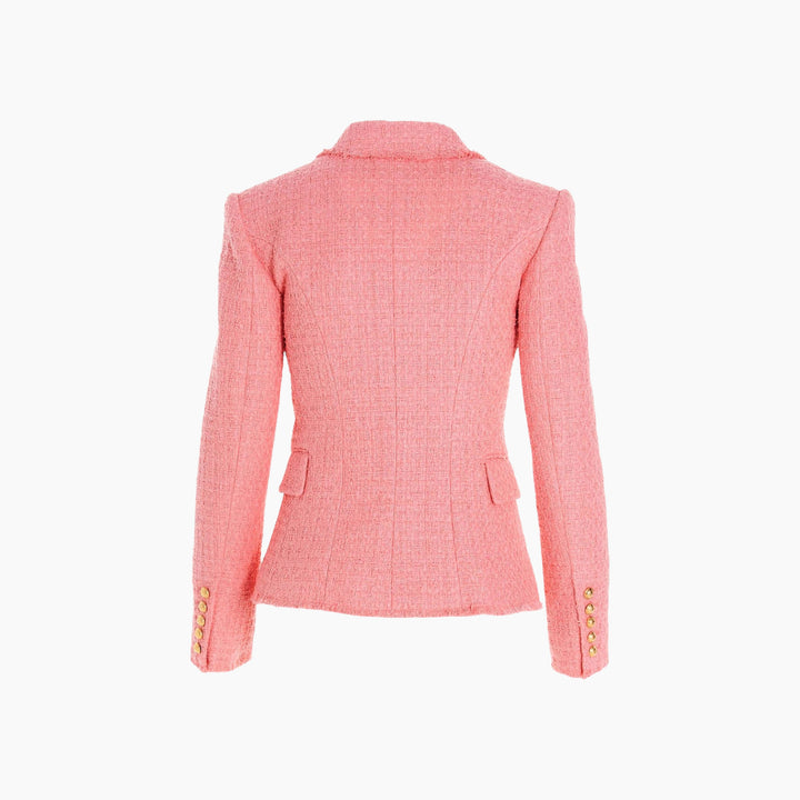 Balmain Tweed Peach Blazer