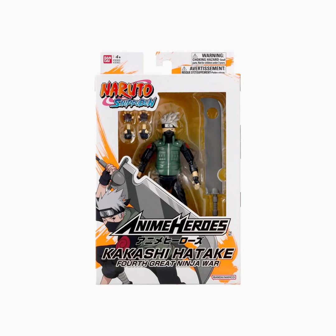 Bandai Naruto Kakashi Hatake Action Figure - HUNA