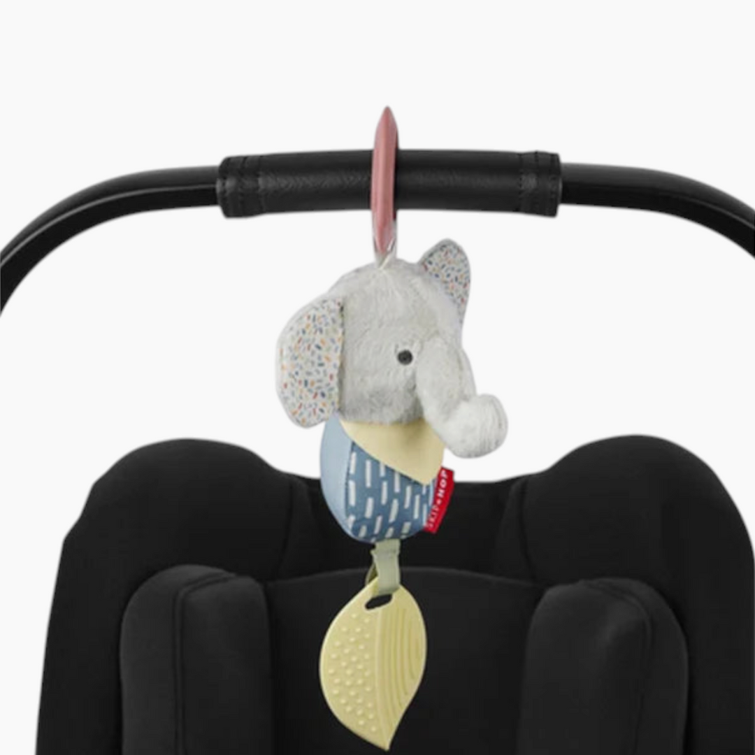 Skip Hop Bandana Buddies chime and teethe toy with clip