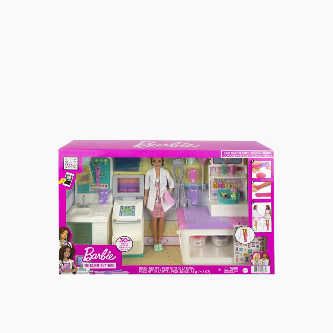 Mattel Barbie Careers Fast Cast Clinic Playset