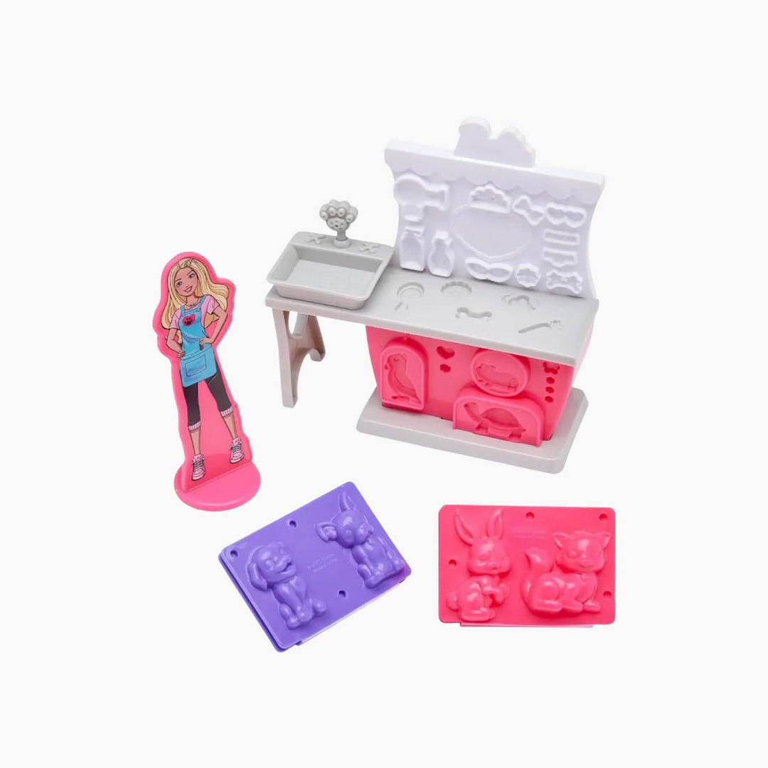 Cra-Z-Art Barbie Softee Dough Pet Shop - HUNA