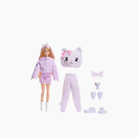 Mattel Barbie®️ Cutie Reveal Care Bears Sweet Bows series Blond