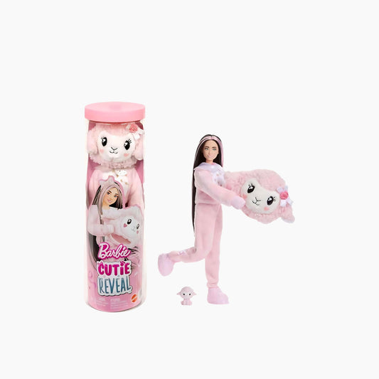 Mattel Barbie®️ Cutie Reveal Care Bears Sweet Bows series Brunete