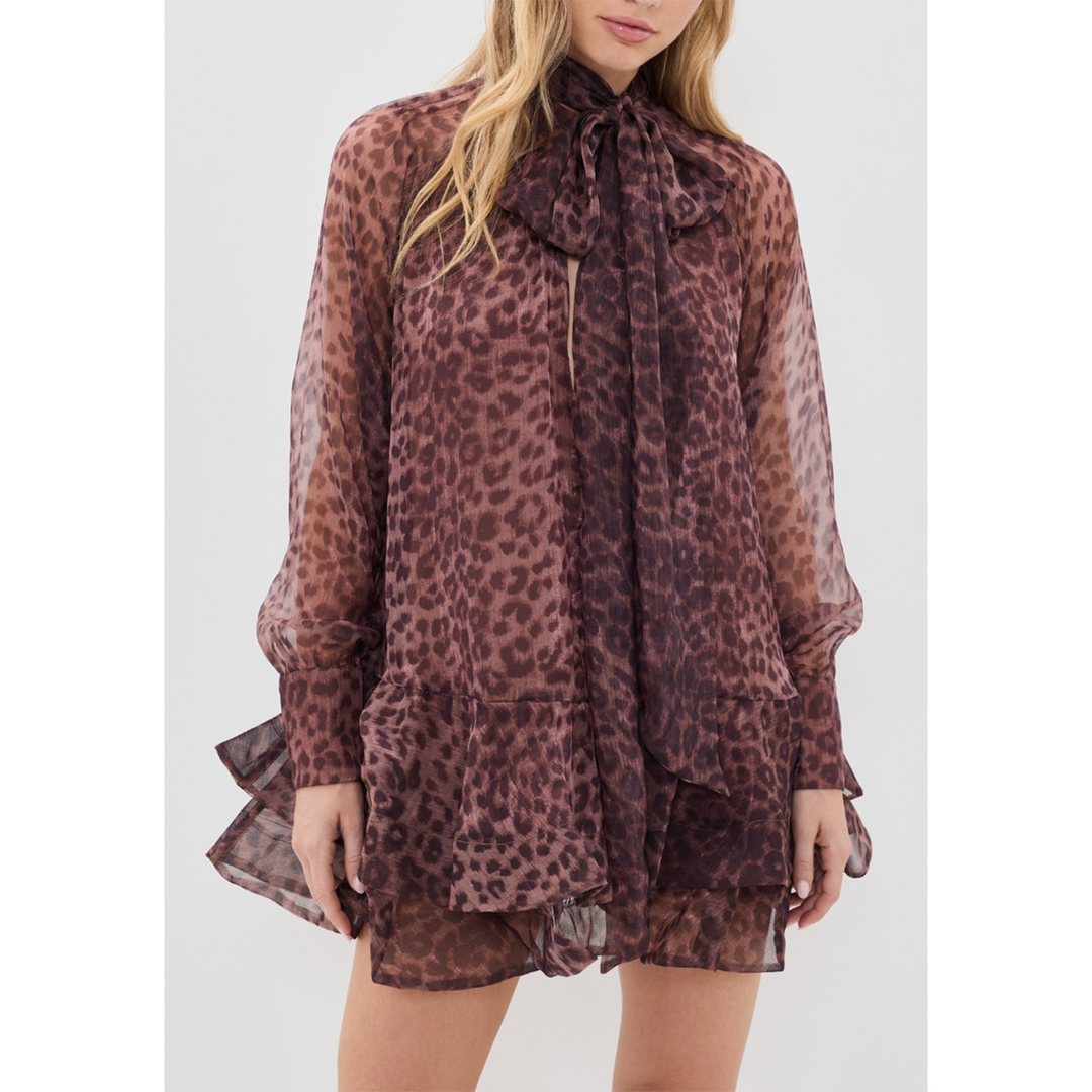 Bardot Adrie Babydoll Mini Dress