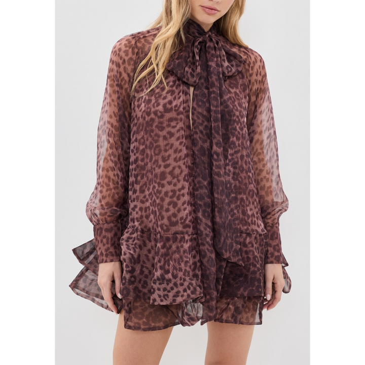 Bardot Adrie Babydoll Mini Dress