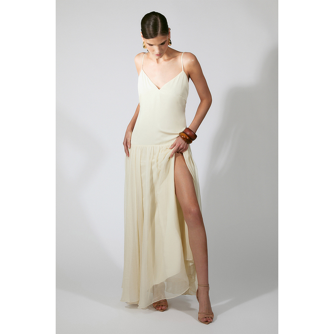 Bardot Linara Halter Neck Maxi Dress - HUNA