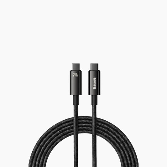 Baseus Tungsten Gold Fast Charging Data Cable Type-C to Type-C 240 W